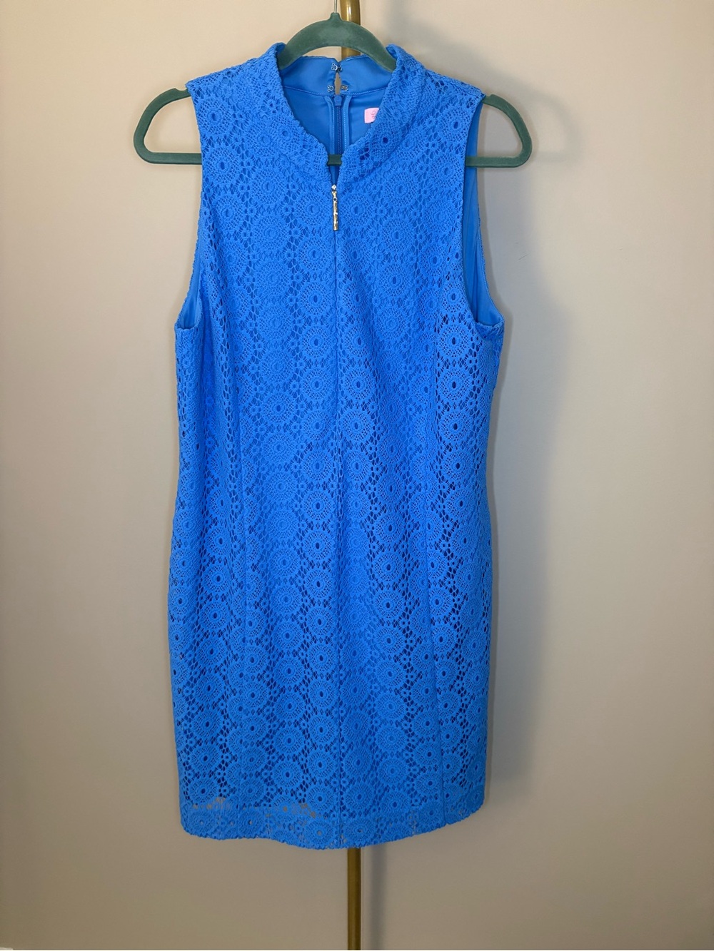Lilly Pulitzer Alexa Shift Lace Dress in Beckon Blue